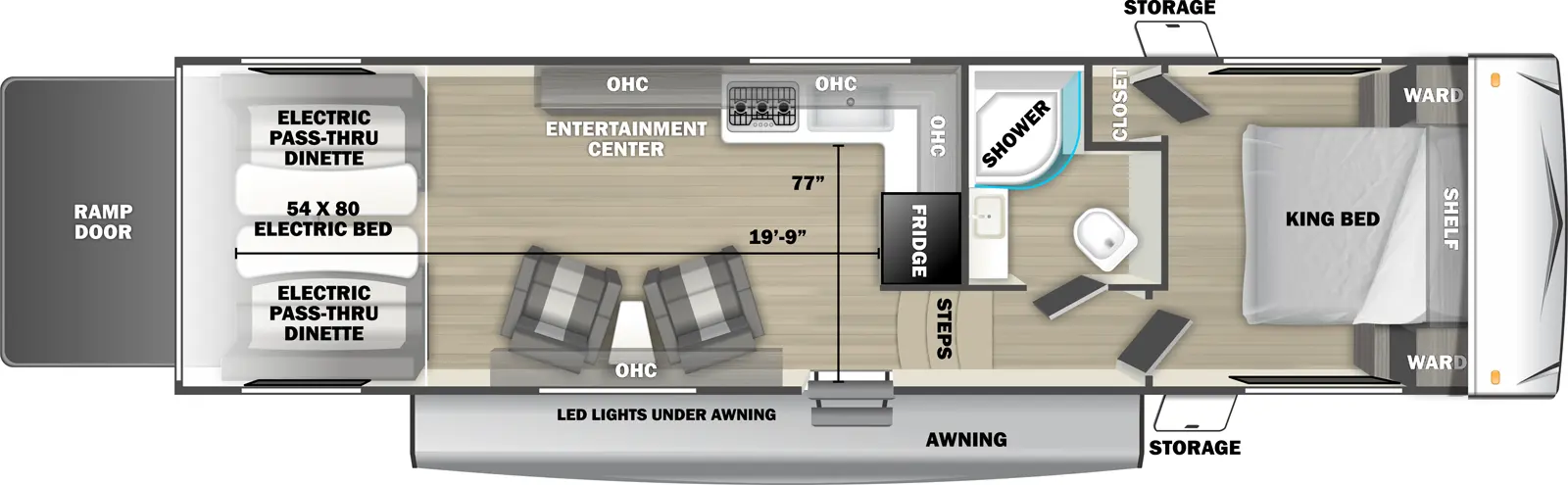 Shockwave 3210RLX - DSO Floorplan